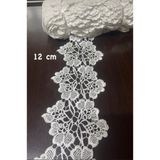 Butik Güpür Dantel Eritme model 12cm 1 Metre fiyatıdır