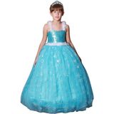 Butik Happy Kids Kız Çocuk Frozen Elsa Kostümü - 3 - 4 Yaş - Mavi