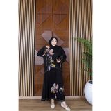 butik hira Kadın Çiçek Baskılı Oversize İkili Takım Rahat Kesim Etek Tunik Kombin
