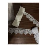 Butik İmza tekstil gül desen Güpür klasik oya model topu 9 metre Fransız dantel Güpür
