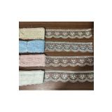 Butik İmza tekstil Meksika desen piyasa dantel uygun Güpür 9 metre top Fransız dantel