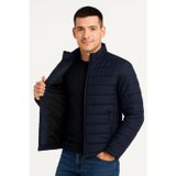 Butik İstanbul Erkek Bomber Mont Ceket – Su İtici Kumaş, Kapitone Astarlı, Fermuarlı, Kışlık - Lacivert