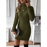 Butik İstanbul Kadın Balıkçı Yaka Mini Triko Elbise