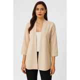 Butik Kadın Bej Blazer Ceket – Şık ve Modern Tasarım