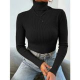 Butik Kadın Uzun Kollu Balıkçı Yaka Kaşkorse Bluz