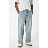 Butik Karaca KOPYA - KOPYA - erkek fly loose fit jeans kot baggy pantolon