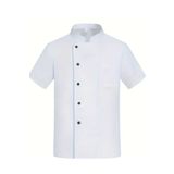 Butik KISA KOLLU BEYAZ ÇITÇITLI ERKEK ŞEF VE AŞÇI CEKETİ
