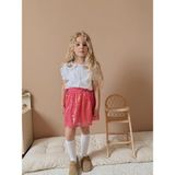Butik Kız Çocuk %100 Pamuklu Payetli Etekli - Gömlekli 2'li Takım - 5 - 6 Yaş - Pembe