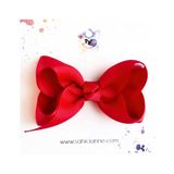 Butik Kurdele Fiyonk Saçsız Bebek Tokası 8 cm - Seyrek saçlı bebeklere özel saçtan düşmeyen toka