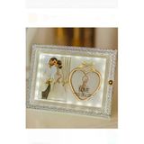 Butik Ledli Taşlı Balerin Fotoğraf Çerçevesi