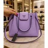 Butik Lila Kroko Desen Omuz & El Çantası – Şık Kadın Günlük Kullanım Çantası