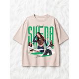 Butik Manifest Sueda-Mina-Hilal-Zeynep Premıum Baskı T-Shirt(Kendi Yaşınızı Alınız,oversize - Bej-70039 - 11 - 12 Yaş