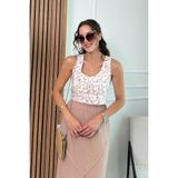 Butik Modana Kırmızı Çiçekli Bluz