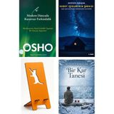 Butik Modern Dünyada Kusursuz Farkındalık - Osho + Kuzey Işıklarının Şarkısı + Telefon Tutucu + Bir Kar Tanesi