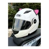 Butik Motor & Motosiklet Kedi Kulağı Kask Dış Aksesuar