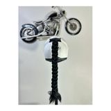 Butik Motor & Motosiklet Siyah Örgü Saç Kask Dış Aksesuarı