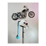 Butik Motor & Motosiklet Yeşil Ombreli Saç Kask Dış Aksesuarı