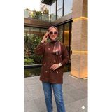 Butik nakış işlemeli tesettür sweatshirt