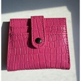 Butik Olea Kroko Desenli Kadın Cüzdan - Pembe