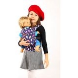 Butik Plaka Utikplaka Kopya - Kopya - Mini Kanguru/kız Çocuk Ana Kucağı/dondurma Desen - Lacivert