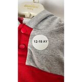 Butik Sosyetik 12 - 18 Ay Yazılı Beden Etiketi Yuvarlak Yapışkanlı 3 x 3 cm 150 Adet