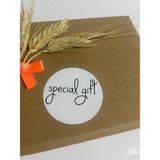 Butik Sosyetik Special Gift For You Siyah Yazılı Yuvarlak Yapışkanlı Etiket 3 x 3 cm 150 Adet
