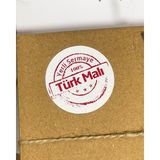 Butik Sosyetik Yerli Sermaye Türk Malı Yapışkanlı Etiket 4x4 cm 106 Adet
