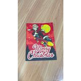 Butik Sosyetik Yılbaşı Kartpostalı Merry Christmas Yazılı 10 x 14 cm 20 Adet