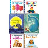 Butik Yayınları - Avucundaki Öpücük + Sürpriz Konuk + Bebek Dokun Hisset Ciltli Kitaplar ( Renkler ve Şekiller + Ilk Kelimeler + Evcil Hayvanlar + Bıcı Bıcı ) / 6 Kitap Set Çocuk Kitapları