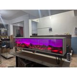 Butik Yeni Sezon Elektrikli Şömine Elegance Seri 170CM Bluetootlu Ses Sistemi 4 Farklı Renk Uzaktan Kumandalı - Beyaz - Siyah - şömineli