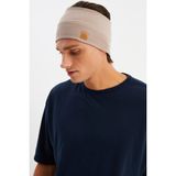 Butikgiz Bej Erkek Pamuklu Kaşkorse, Kaymaz, Terletmez, Ultra Hafif, Spor Saç Bandı Bandana Buff - Renkli - Standart