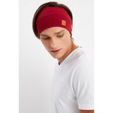 Butikgiz Bordo Erkek Pamuklu Kaşkorse, Kaymaz, Terletmez, Ultra Hafif, Spor Saç Bandı Bandana Buff - Renkli - Standart