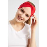Butikgiz Butik Çapraz Bağlamalı Kadın Bandana Saç Bandı, Kaymaz Yumuşak Esnek%100 Pamuklu Penye