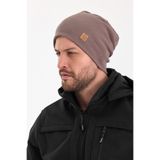Butikgiz Erkek Kahverengi Termal %100 Pamuklu Soft 2 Stil 1 Arada Bere Premium Cuts Serisi