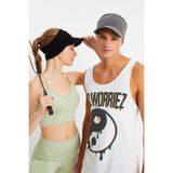 Butikgiz Siyah - Füme Uv Korumalı Katlanır Üstü Açık Yumuşak Siperli Pamuklu Penye Tenis Vizör Şapka 2^li Set - Renkli - Standart