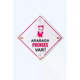 BUTİKPLAKA Akın Otomotiv/ Dikkat Arabada Bebek Var/dekota Ikaz Levhası/ Bandanalı Kız Bebek butikplaka224110483