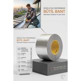 Bütil Bant Güçlü Su Sızdırmaz Izolasyon Çatı Oluk Tamir Bandı Alüminyum 72 Mmx 2 Metre 71 - Çok Renkli
