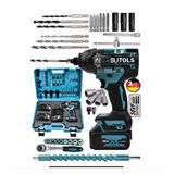 BUTOOLS 800 Nt Somun Bıjon Sıkma Sökme Full Setli 15 Pilli Büyük Batarya