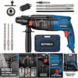Butools 880W Profesyonel Kırıcı Delici | Sds Plus Hilti Seti