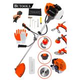 BUTOOLS BS-25 Yan Tipi Benzinli Motorlu Ot Çalı Tırpanı Çim Biçme Makinesi Tırpan Canavar Baslik