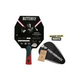 BUTTERFLY Dimitrij Ovtcharov Black Masa Tenisi Raketi ITTF Onaylı - Raket Kılıflı