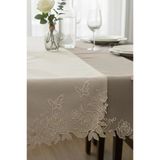 Butterfly Keten Aplikeli Runner 40X120 Cm