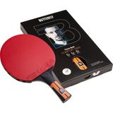 Butterfly Timo Boll Comfort Masa Tenisi Raketi Kontrolü Ping Pong Sopası Püskürtücü ile 1,7 mm Kauçuk, 5 Katlı Bıçak, Yeni Başlayanlar, Gençler ve Küçük Ellerle Oyuncular Için Hafif Tasarım - Ahşap
