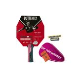 BUTTERFLY Timo Boll Ruby Masa Tenisi Raketi ITTF Onaylı - Raket Kılıflı