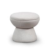 Button Puf Ekru