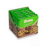 Bütün Antep Fıstıklı Sütlü Kare Çikolata 60 Gram X 6 Adet (Toplam 360 Gram)