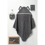 Buude Kids Fil Nakışlı Pamuk Bebek Havlu SET