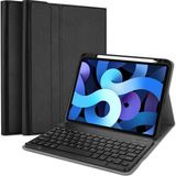 Buway Apple Ipad Air 4 ve Air 5 10.9 Inc Uyumlu Kablosuz Klavyeli Standlı Kılıf - Siyah