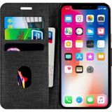 Buway Apple iPhone 6 Plus 6S Plus Kartvizitli Cüzdan Siyah Cep Telefonu Kılıfı