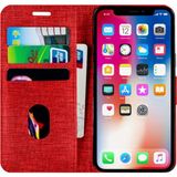 Buway Samsung Galaxy S20 Fe Kartvizitli Cüzdan Kılıf - Kırmızı